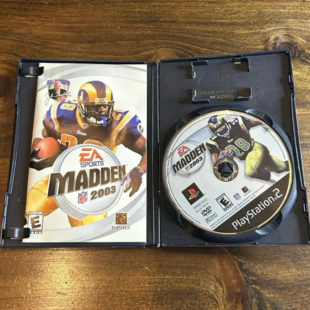PS2‎ Madden NFL 2003 EA Sports Video Game Sony Playstation Fun Football Vintage
